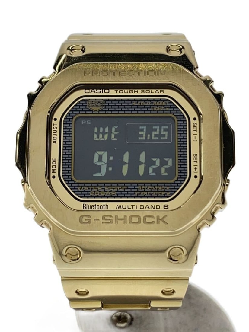 Casio G Shock Stainless Steel Black Men's Wristwatch: Casio G Shock Stainless Steel Black Men's Wristwatch This CASIO G-SHOCK GMW-B5000 men's wristwatch features a durable stainless steel case and band in black. Designed for reliability, the watch shows 