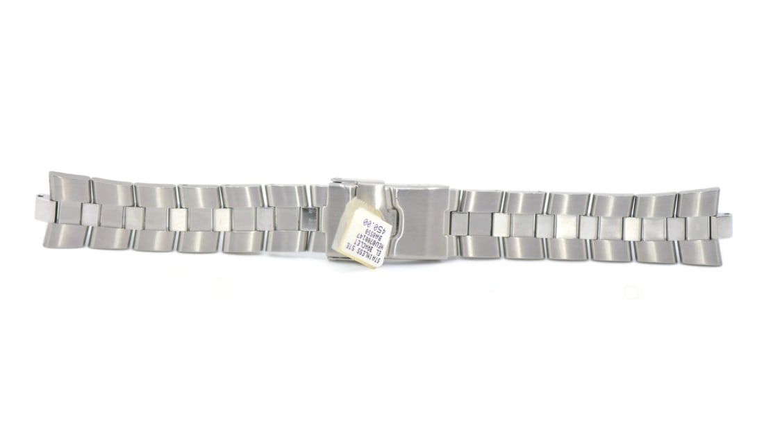 TAG Heuer Authentic Stainless Steel Bracelet for BA0550 19.5mm: TAG Heuer Authentic Stainless Steel Bracelet for BA0550 19.5mm Enhance your TAG Heuer watch with this authentic stainless steel bracelet. Designed specifically for the TAG Heuer BA0550 model, this pre