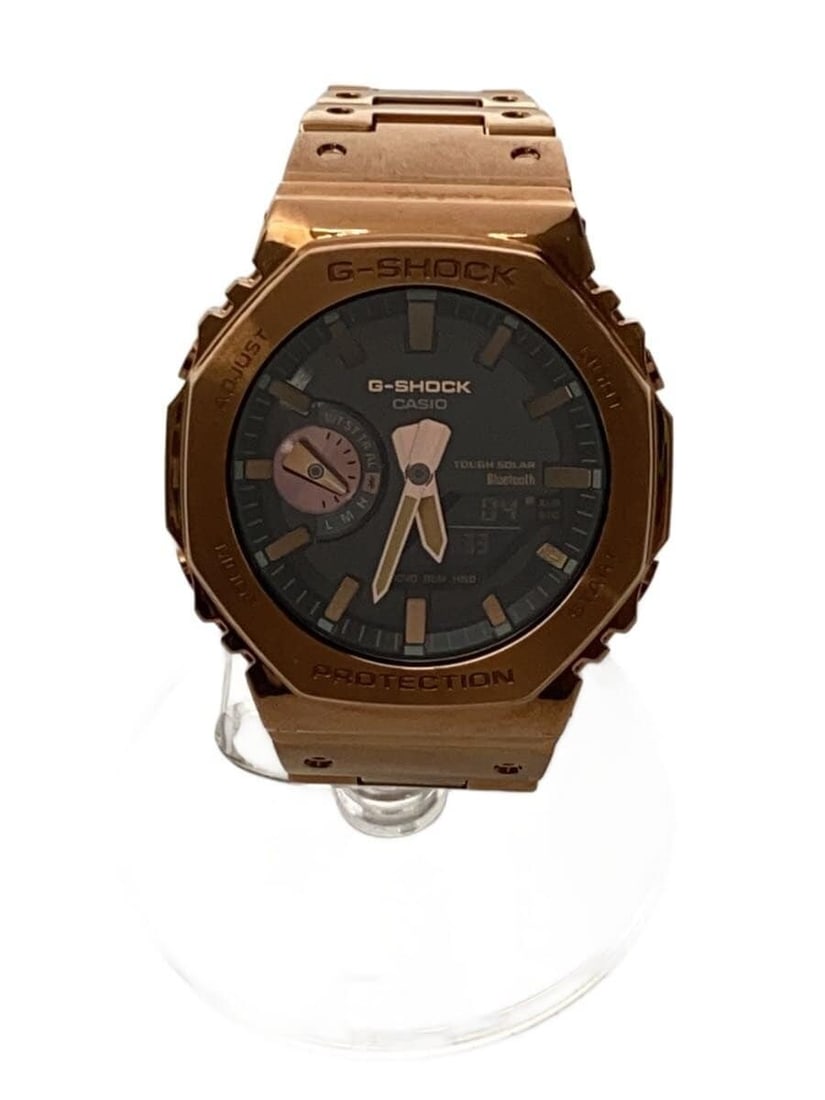 Casio G Shock GM B2100GD 5AJF Black Stainless Steel Wristwatch: Casio G Shock GM B2100GD 5AJF Black Stainless Steel Wristwatch This is a pre-owned CASIO G-SHOCK GM-B2100GD-5AJF men's wristwatch, featuring a durable stainless steel construction in black. The watch 