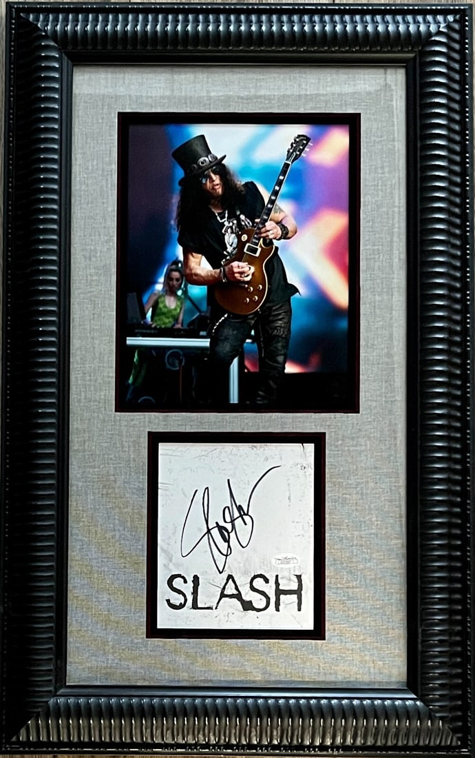 Slash Autographed Framed Display JSA Certified Guns N Roses Velvet Revolver (1 of 4)