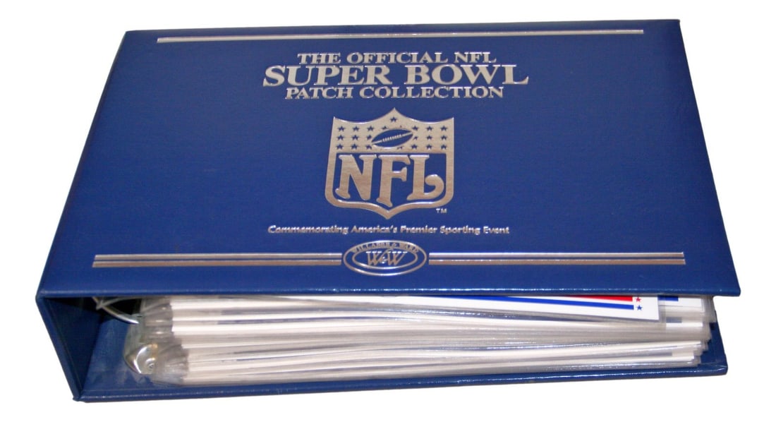 Willabee & Ward Super Bowl Patch Set I-XXXIV with Binder NFL Dallas Cowboys (1 of 18)