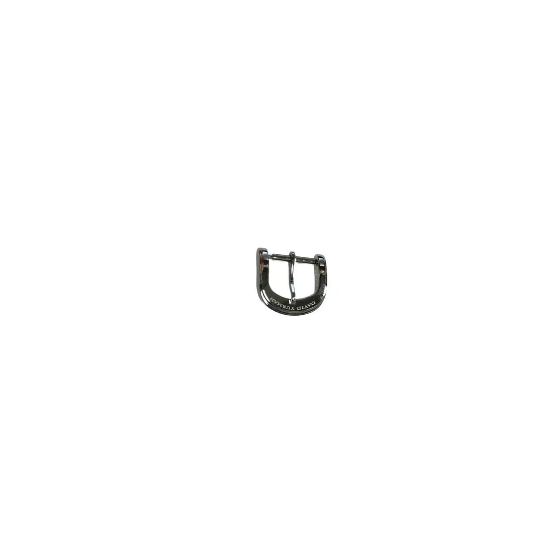 David Yurman 12mm Classic Stainless Steel Watch Buckle: David Yurman 12mm Classic Stainless Steel Watch Buckle This classic David Yurman watch buckle is crafted from durable stainless steel, showcasing a timeless silver color. Designed specifically for Dav