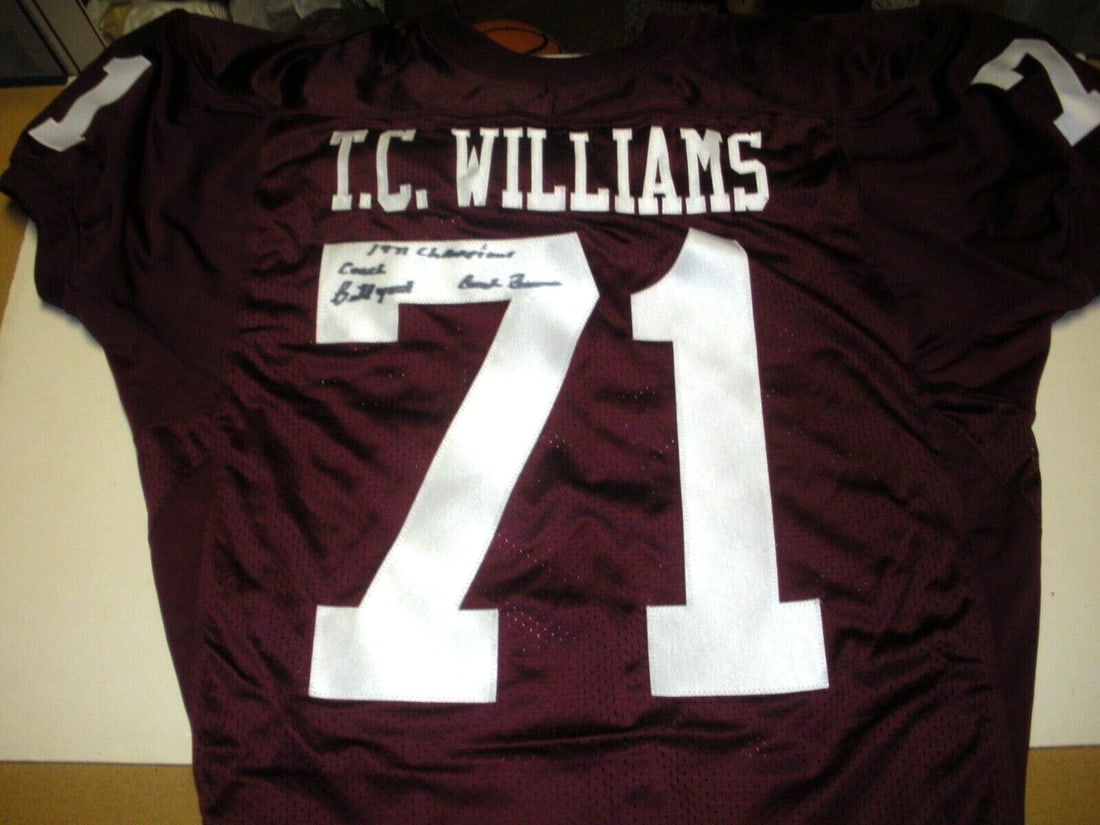 Nike Football Jersey Signed by Herman Boone and Bill Yoast with COA (1 of 2)