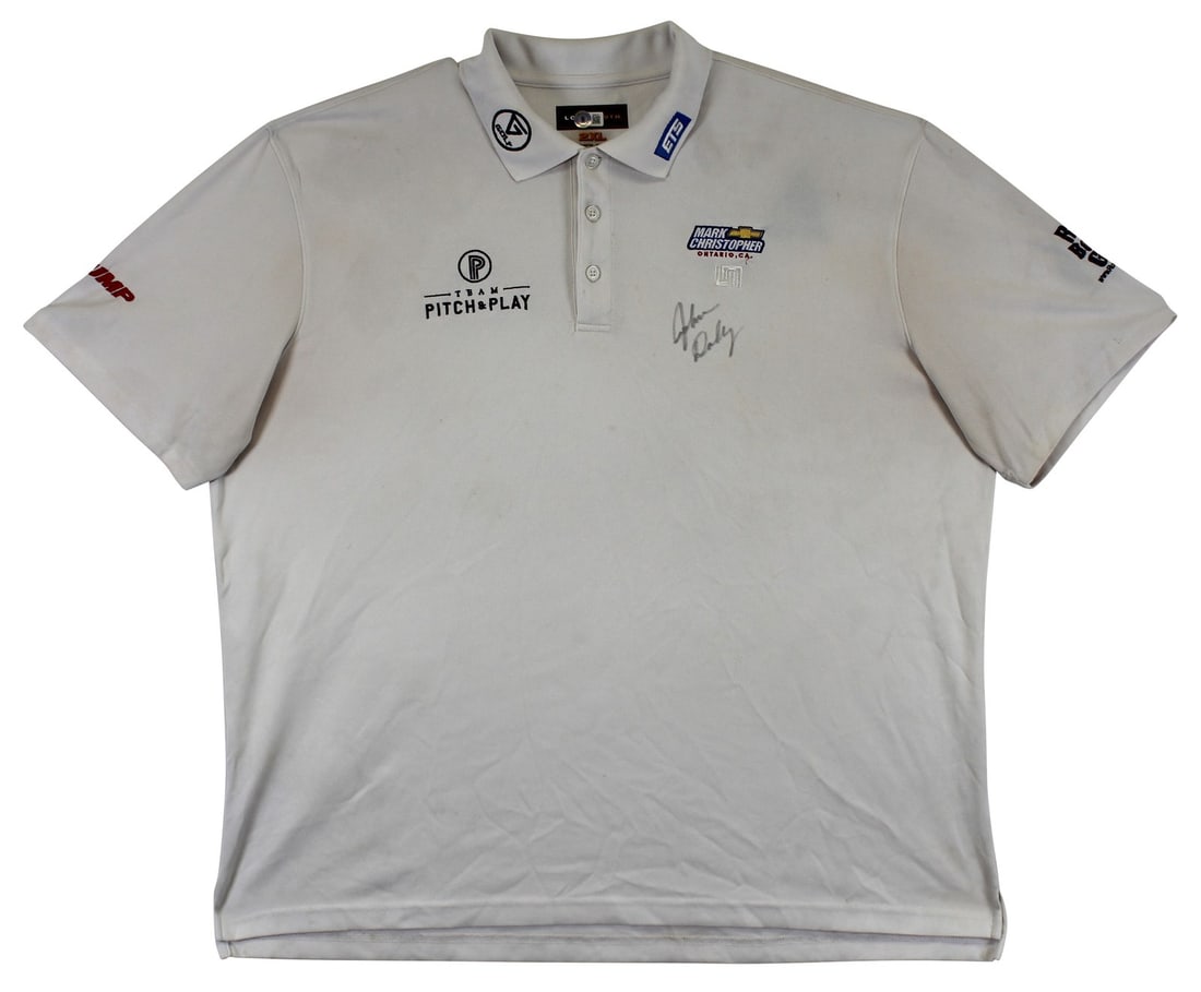 John Daly Signed Match Worn Loudmouth Polo Shirt BAS Authenticated (1 of 11)