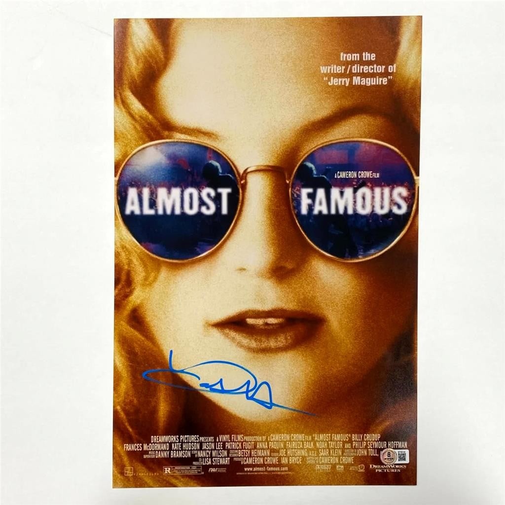 Almost Famous 11x17 Photograph Signed by Kate Hudson Beckett Authenticated (1 of 3)