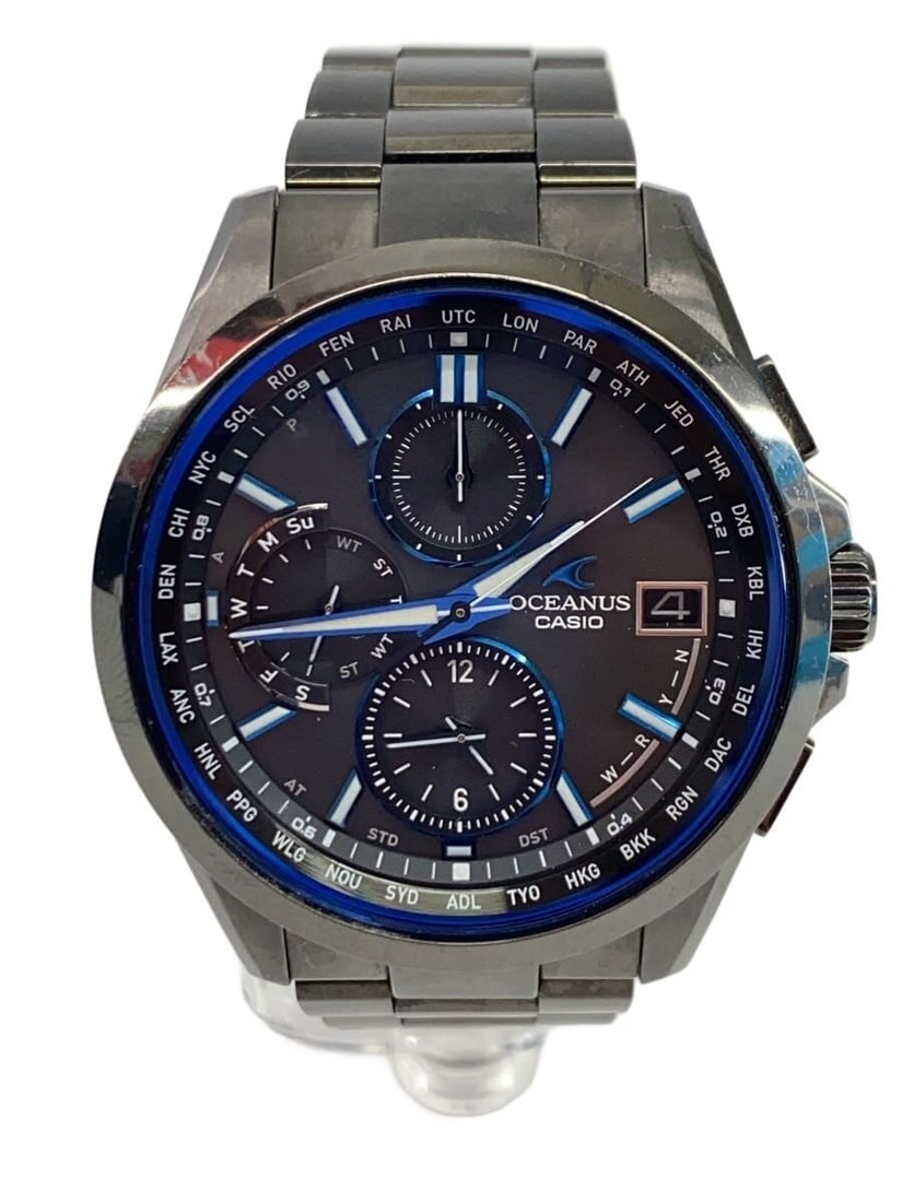 Casio Oceanus OCW-T2600B-1AJF Black Men's Wristwatch: Casio Oceanus OCW-T2600B-1AJF Black Men's Wristwatch This CASIO OCEANUS OCW-T2600B-1AJF men's wristwatch features a black case and dial, designed for everyday wear. Made in Japan, the watch shows visi
