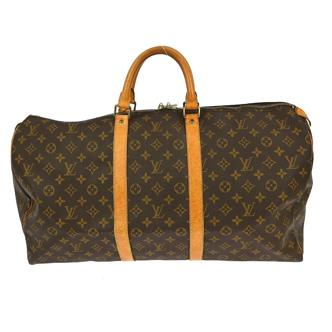 Louis Vuitton Keepall 55 Monogram Canvas Extra Large Travel Duffel Bag (1 of 8)