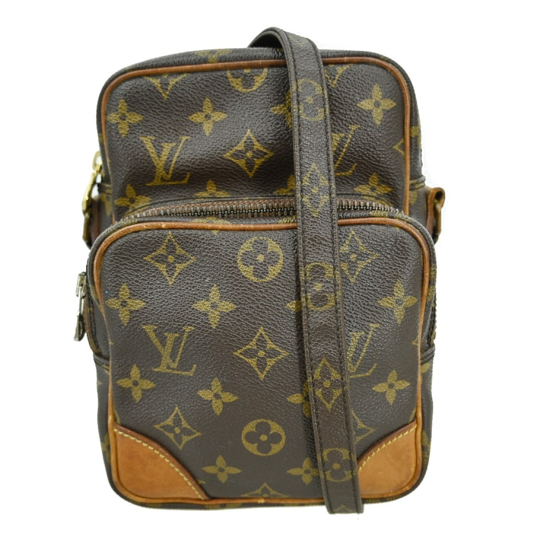 Louis Vuitton Amazone Monogram Canvas Medium Crossbody Bag Brown M45236 (1 of 14)