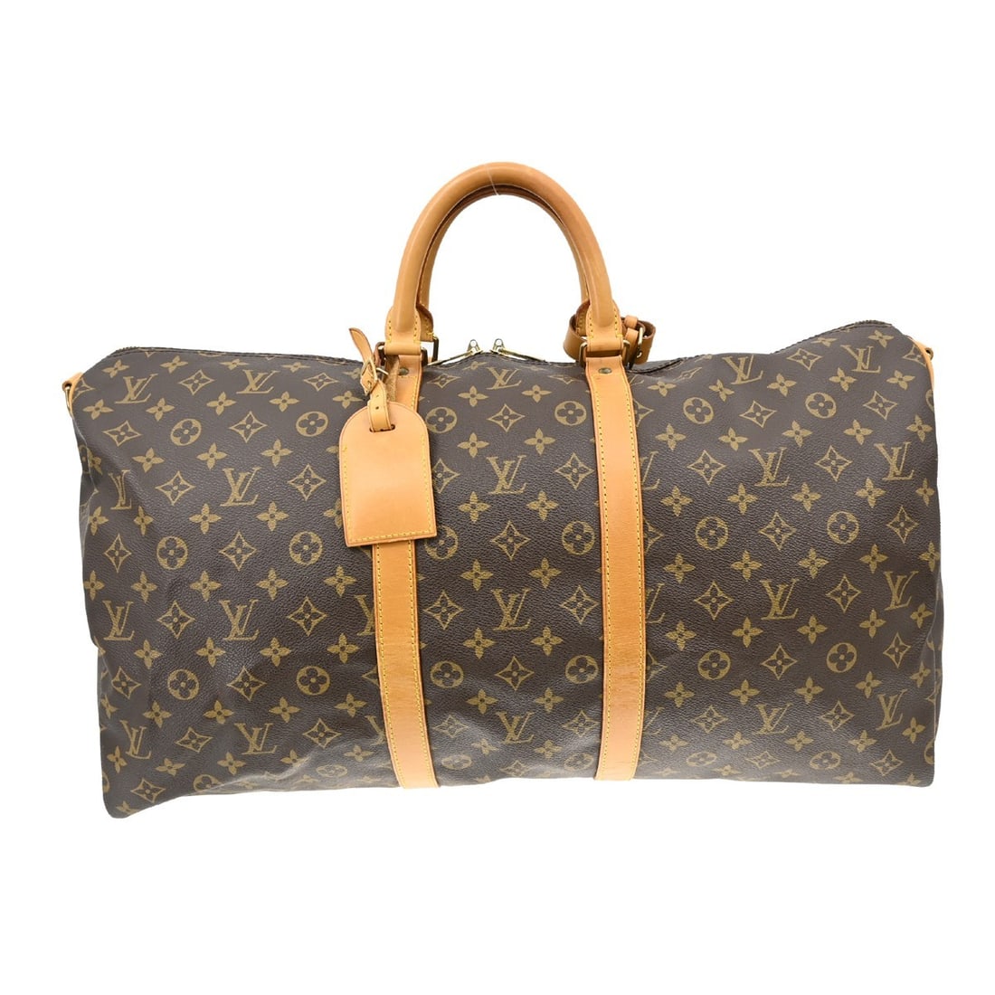 Louis Vuitton Keepall Bandouliere 55 Monogram Canvas Extra Large Duffle Bag: Louis Vuitton Keepall Bandouliere 55 Monogram Canvas Extra Large Duffle Bag This Louis Vuitton Keepall Bandouliere 55 is an extra large travel duffle bag crafted from signature monogram canvas with be