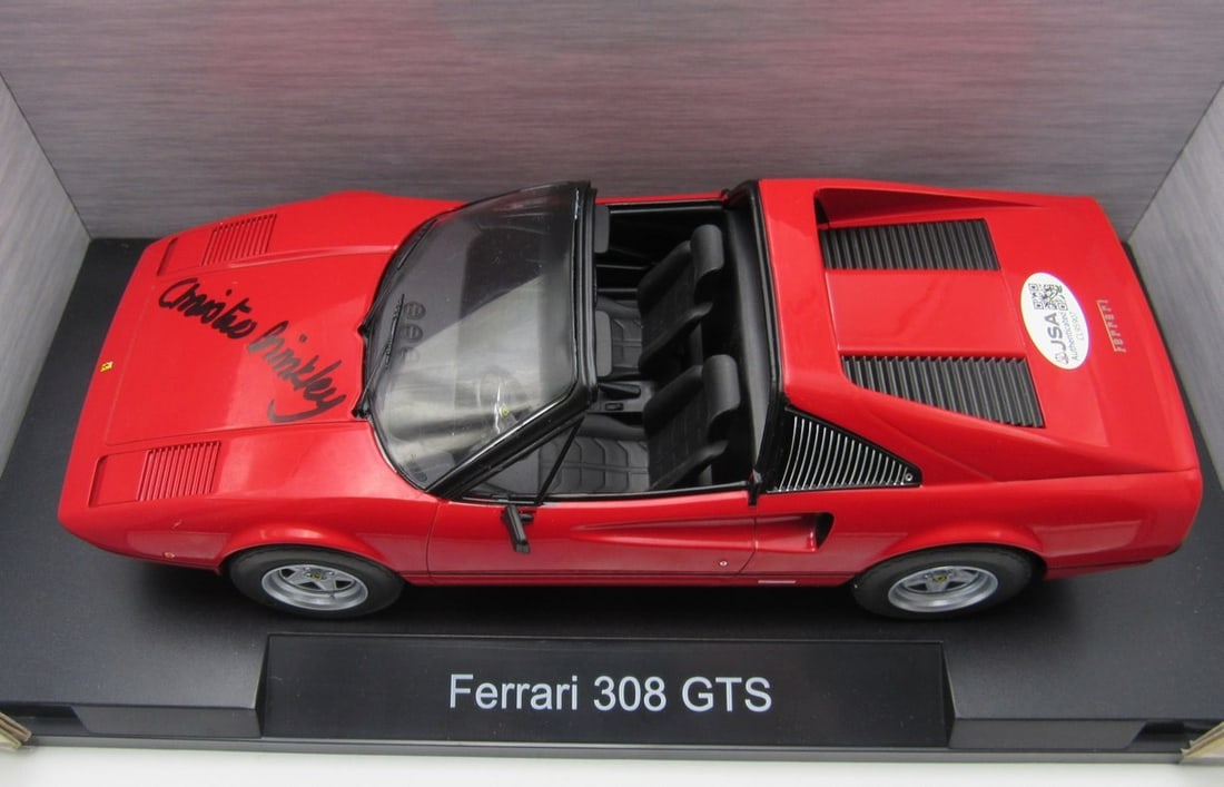 Christie Brinkley Autographed Ferrari 308 GTS 1:18 Speidel Replicars Model JSA COA (1 of 9)