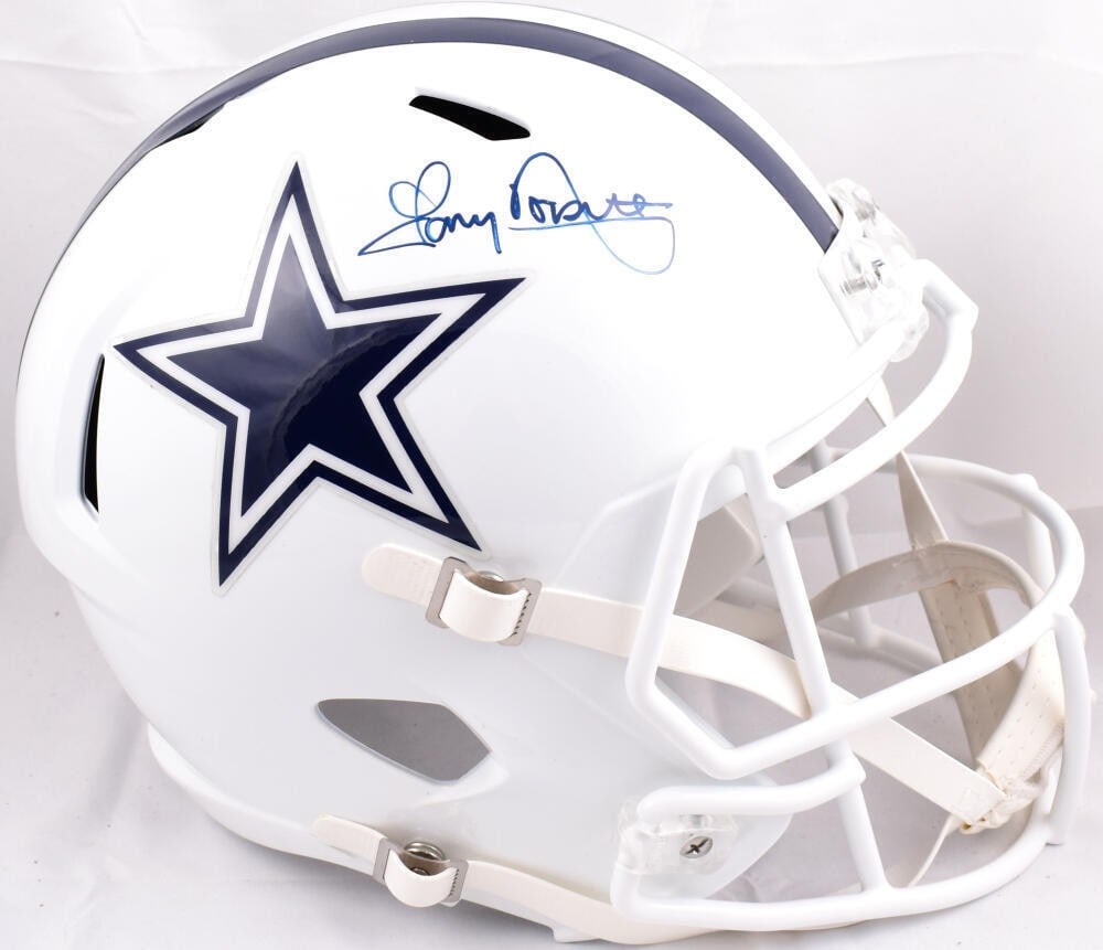 Tony Dorsett Autographed Dallas Cowboys Speed Helmet Beckett Authenticated (1 of 10)