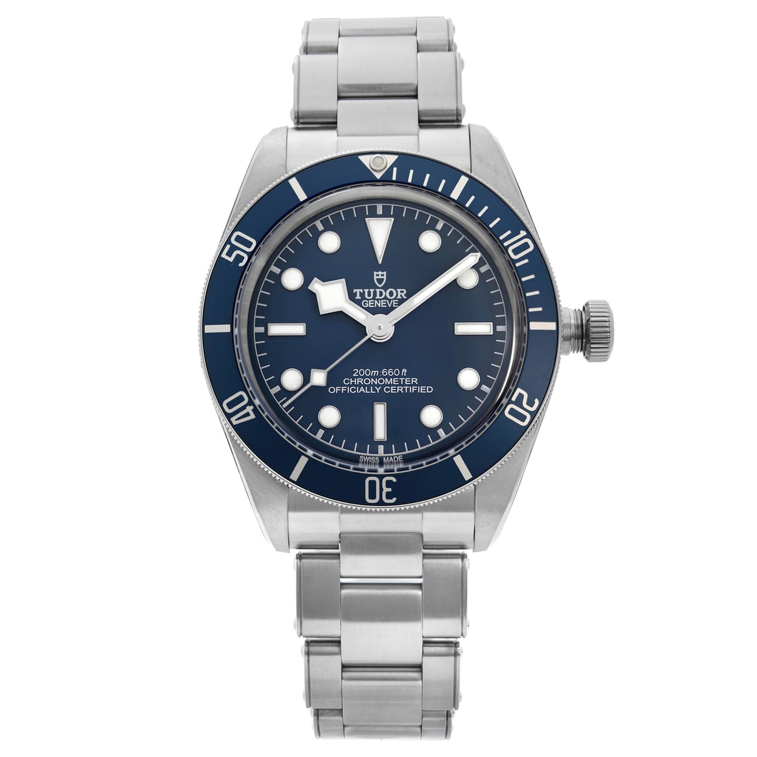 Tudor Black Bay Fifty-Eight Automatic Men's Watch M79030B-0001 Blue Dial Stainless Steel: Tudor Black Bay Fifty-Eight Automatic Men's Watch M79030B-0001 Blue Dial Stainless Steel Introducing the Tudor Black Bay Fifty-Eight, a luxurious automatic men's wristwatch that seamlessly blends func