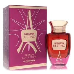 Al Haramain Destino French Collection Eau De Parfum Spray By Al Haramain: Al Haramain Destino French Collection Eau De Parfum Spray By Al Haramain Al Haramain Destino French Collection Cologne by Al Haramain Size: 3.33 oz Eau De Parfum Spray Additional images available upon
