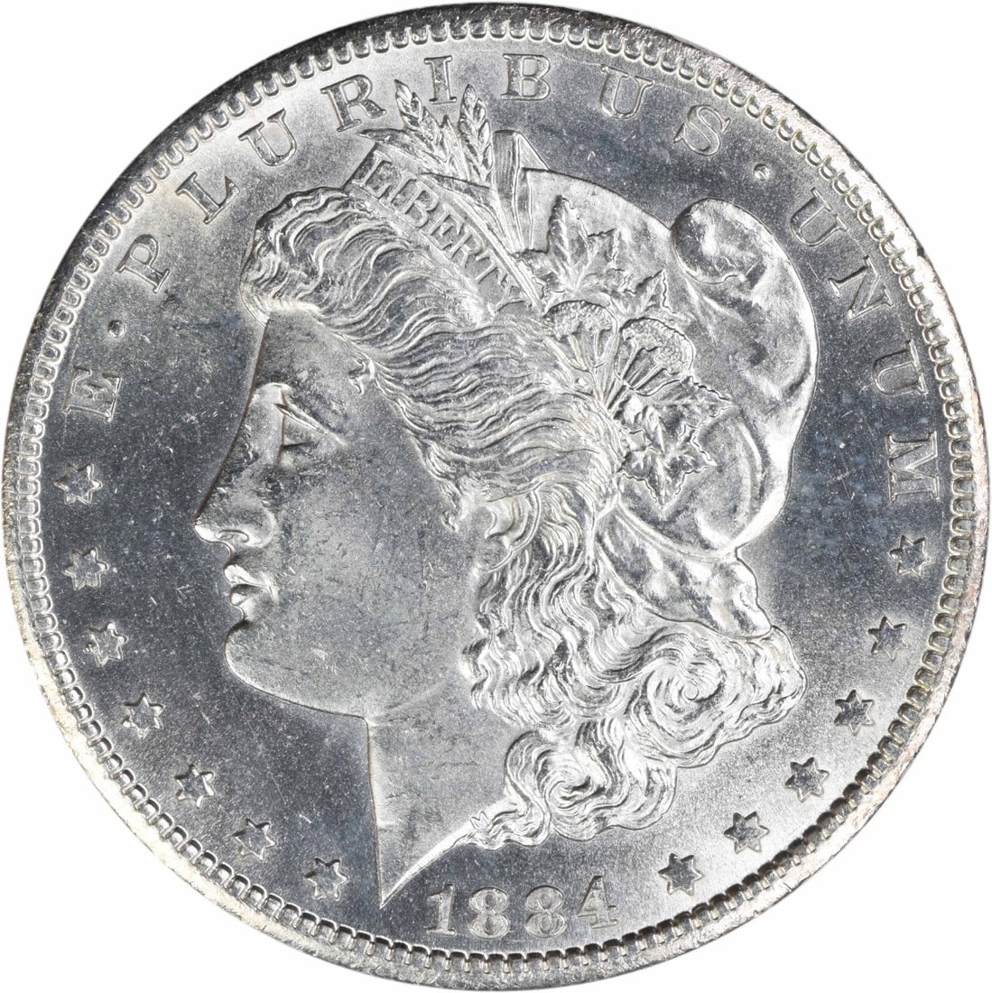 1884 Carson City Morgan Dollar Silver Choice BU Uncertified Coin: 1884 Carson City Morgan Dollar Silver Choice BU Uncertified Coin This 1884-CC Morgan Silver Dollar is an uncirculated, pre-owned coin in Choice Brilliant Uncirculated (BU) condition. Struck at the Car