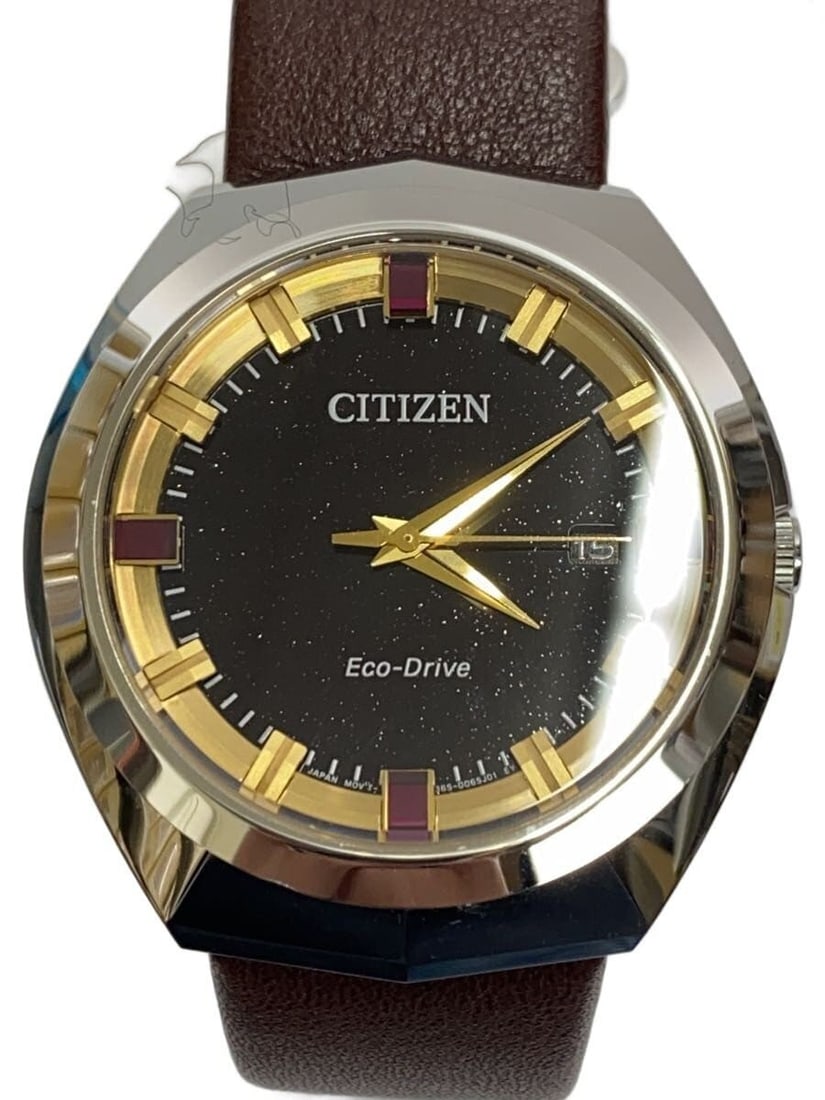 Citizen Eco-Drive men's wristwatch E365-007H701 black: Citizen Eco-Drive men's wristwatch E365-007H701 black This CITIZEN Eco-Drive E365-007H701 men's wristwatch features a black design and is crafted in Japan. The watch is pre-owned and graded as B, show