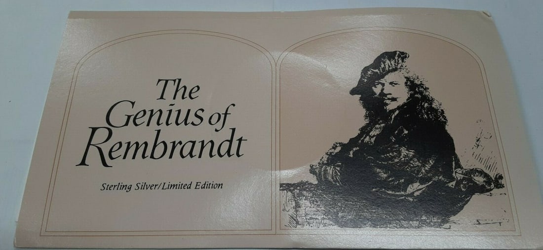 Rembrandt The Conspiracy of the Batavians Sterling Silver Proof Medal in Card: Rembrandt The Conspiracy of the Batavians Sterling Silver Proof Medal in Card This Franklin Mint Genius of Rembrandt proof medal features the artwork 'The Conspiracy of the Batavians Under Claudius Ci