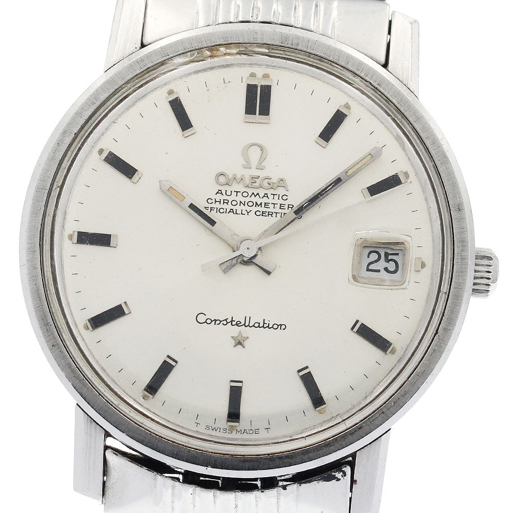Omega Constellation Date Automatic Stainless Steel Mens Watch 168.018 (1 of 9)