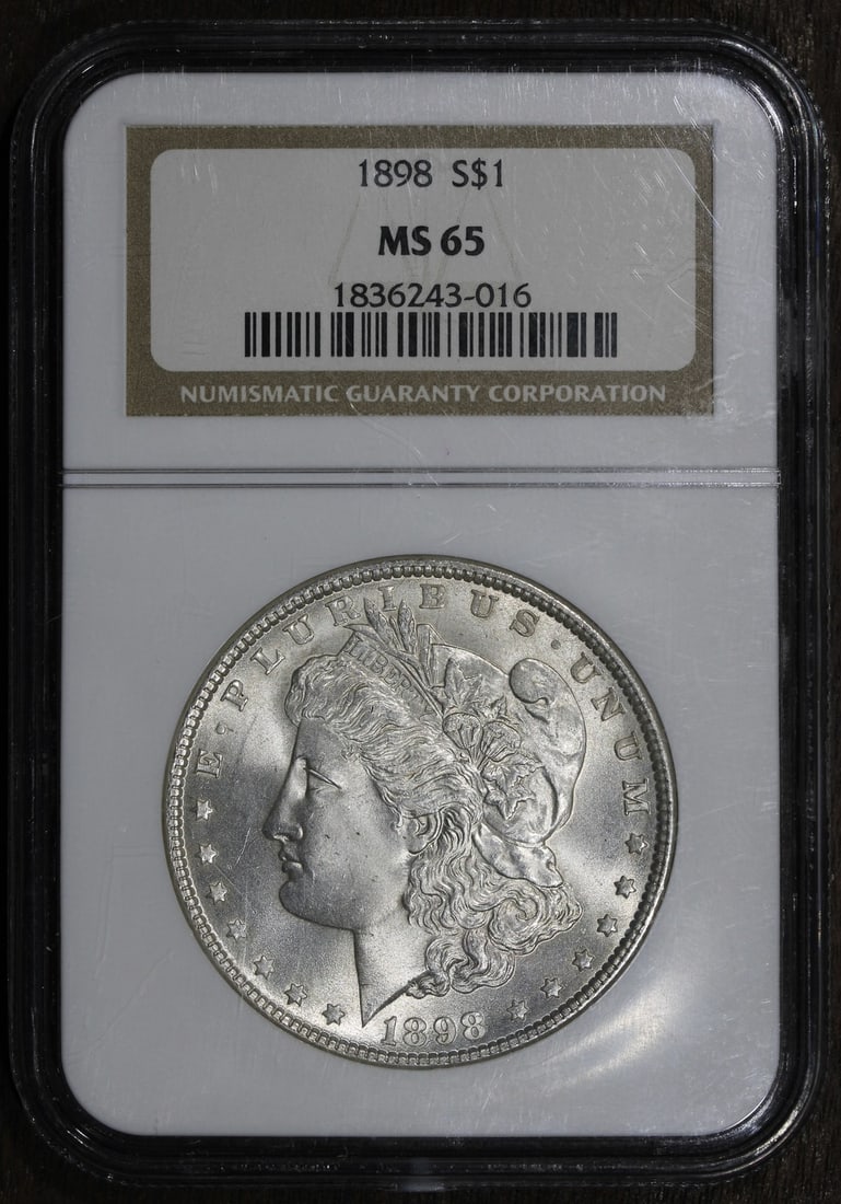 NGC MS65 1898 Morgan Silver Dollar Philadelphia Mint (1 of 4)
