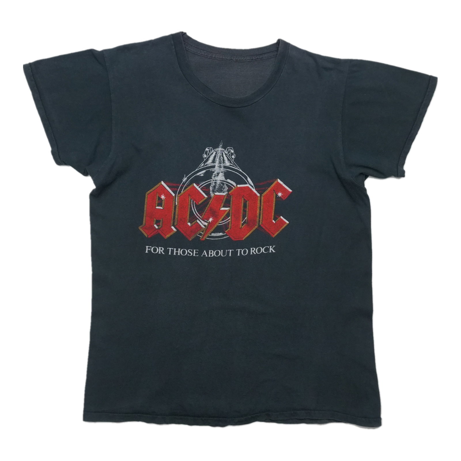 Vintage AC DC 1982 Tour Black Cotton Shirt (1 of 5)