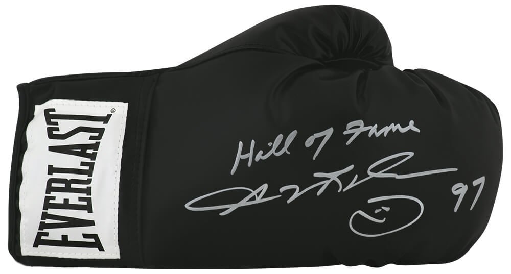 Sugar Ray Leonard Signed Everlast Boxing Glove Hall of Fame 97 COA (1 of 1)