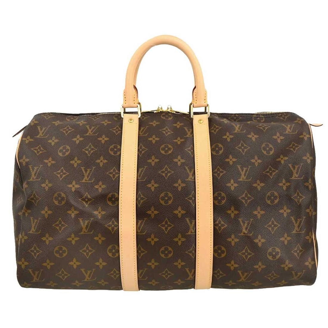 Louis Vuitton Keepall 45 Monogram Duffle Handbag M41428 Travel Bag: Louis Vuitton Keepall 45 Monogram Duffle Handbag M41428 Travel Bag The Louis Vuitton Monogram Keepall 45 Travel Duffle Handbag is a timeless piece perfect for luxury travel. Crafted from signature Mon