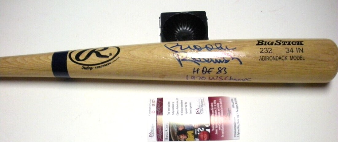 Signed Big Stick Bat by Brooks Robinson with JSA COA Baltimore Orioles HOF 83 (1 of 1)