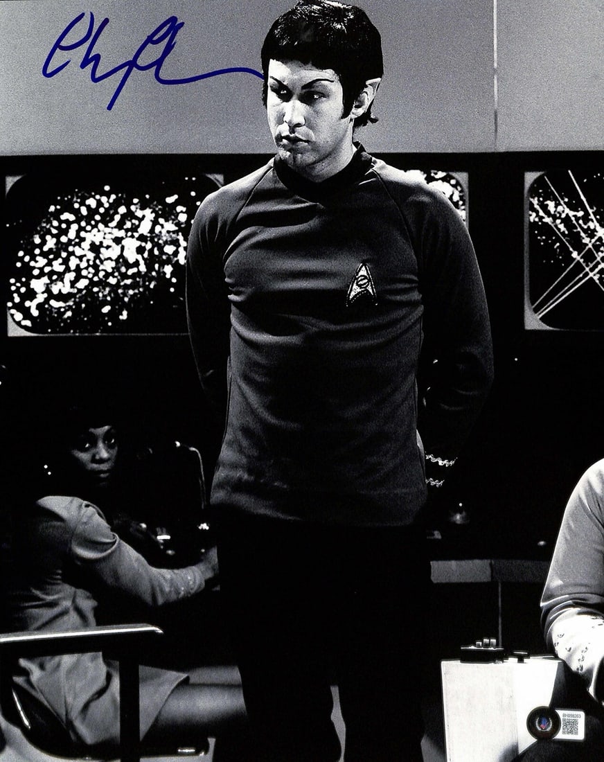 Chevy Chase Signed 11x14 SNL Photo Beckett Certified: Chevy Chase Signed 11x14 SNL Photo Beckett Certified This autographed 11x14 photograph features actor Chevy Chase, known for his memorable performance as Spock in a Saturday Night Live skit. The signa