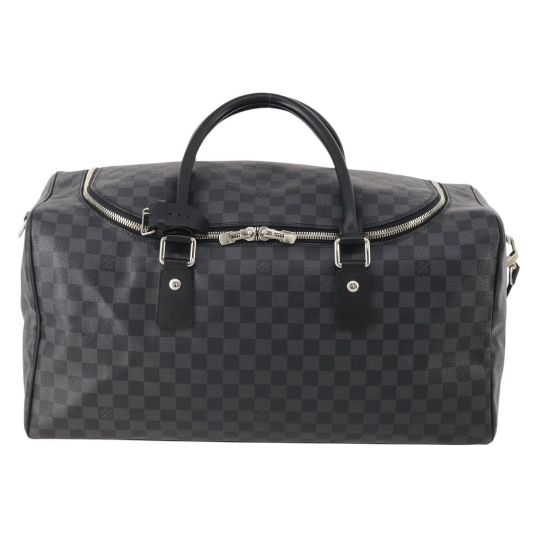 Louis Vuitton Damier Graphite Canvas Roadster Unisex Duffle Bag: Louis Vuitton Damier Graphite Canvas Roadster Unisex Duffle Bag The Louis Vuitton Roadster Duffle Bag in Damier Graphite is a unisex travel accessory crafted from canvas in a sophisticated gray color.
