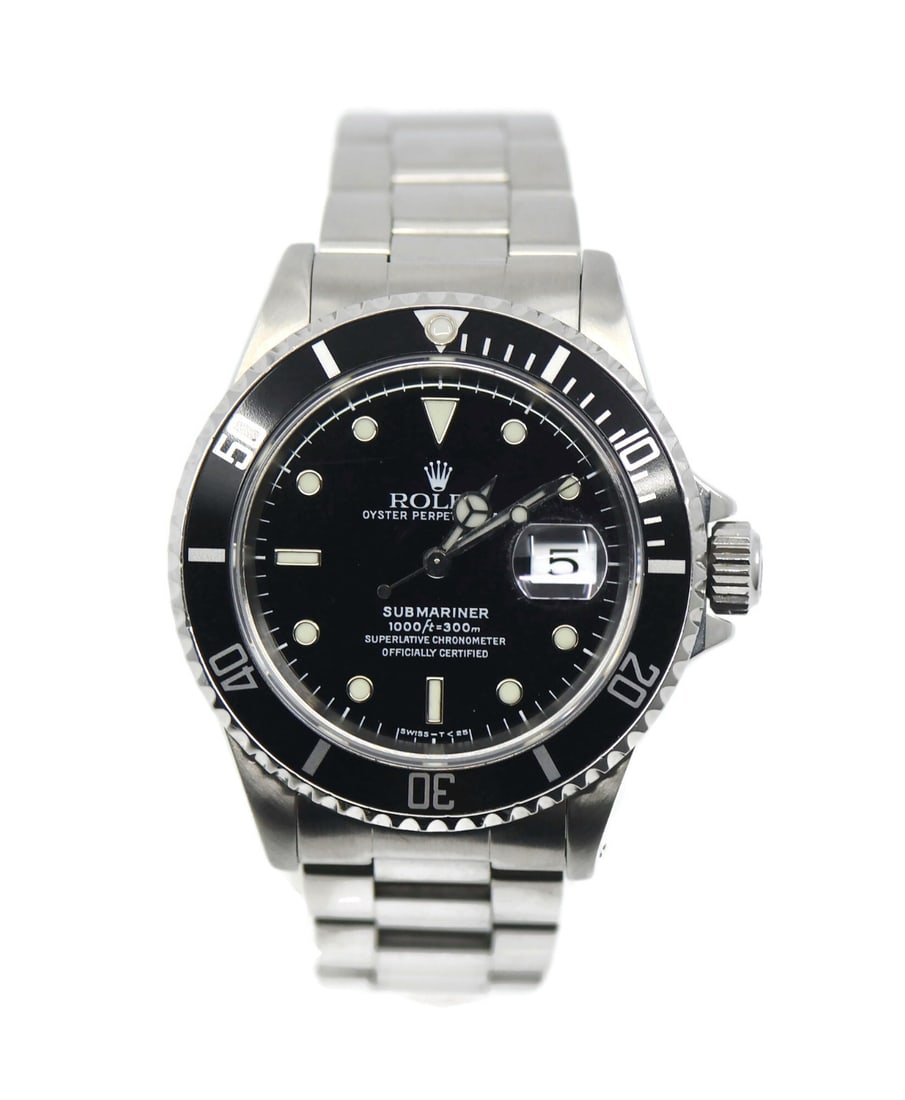 Rolex Submariner 16610 Automatic Date Watch Stainless Steel 40 mm (1 of 5)