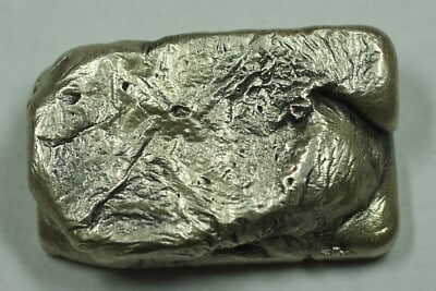 4.9 Troy Ounce Poured Silver Bar Unbranded .999 Fine (1 of 4)
