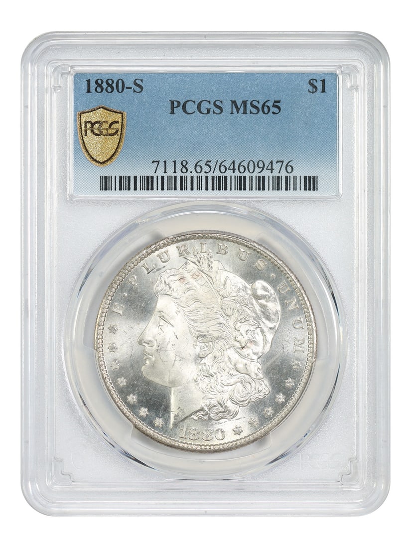 PCGS MS65 1880 San Francisco Morgan Silver Dollar Uncirculated (1 of 5)