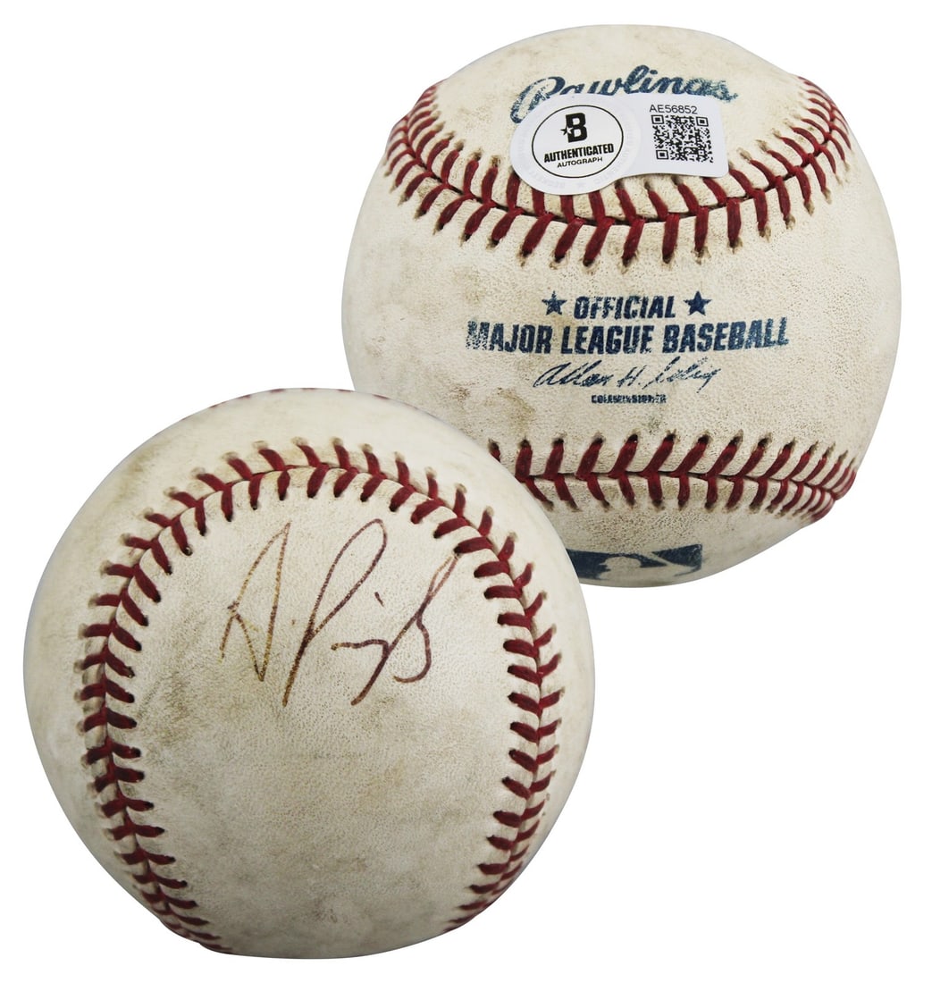 Albert Pujols Autographed Allen Selig OML Baseball Beckett Authenticated (1 of 8)