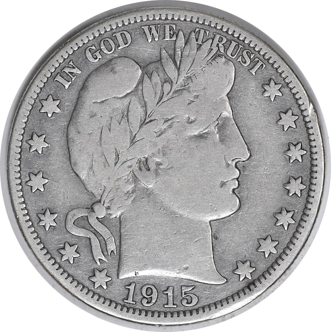 1915 Barber Silver Half Dollar 50C by Charles E Barber Uncertified (1 of 2)