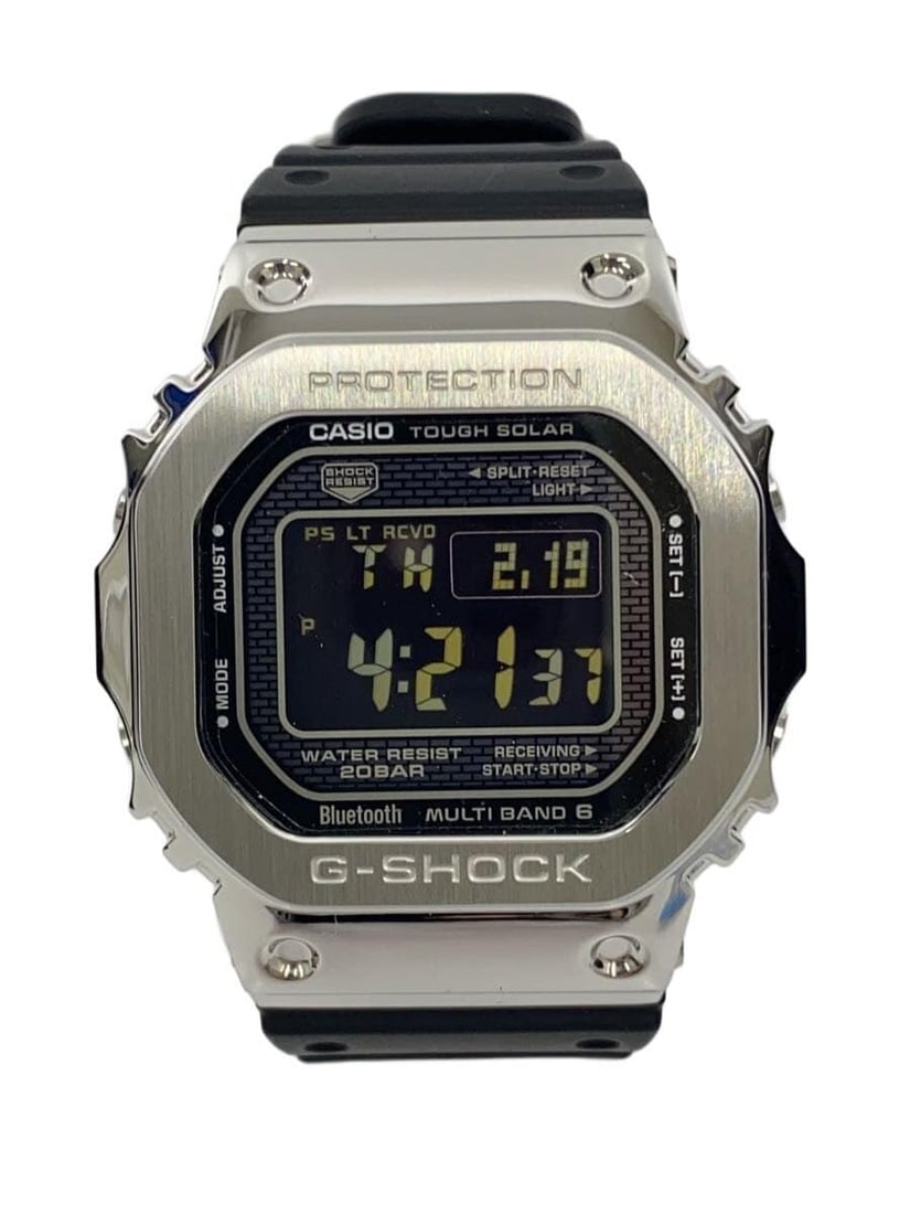 Casio G Shock GMW B5000D 1JF Silver Men's Wristwatch: Casio G Shock GMW B5000D 1JF Silver Men's Wristwatch This CASIO G-SHOCK GMW-B5000D-1JF men's wristwatch features a silver-tone case and band. Made in Japan, it is designed for durability and everyday 
