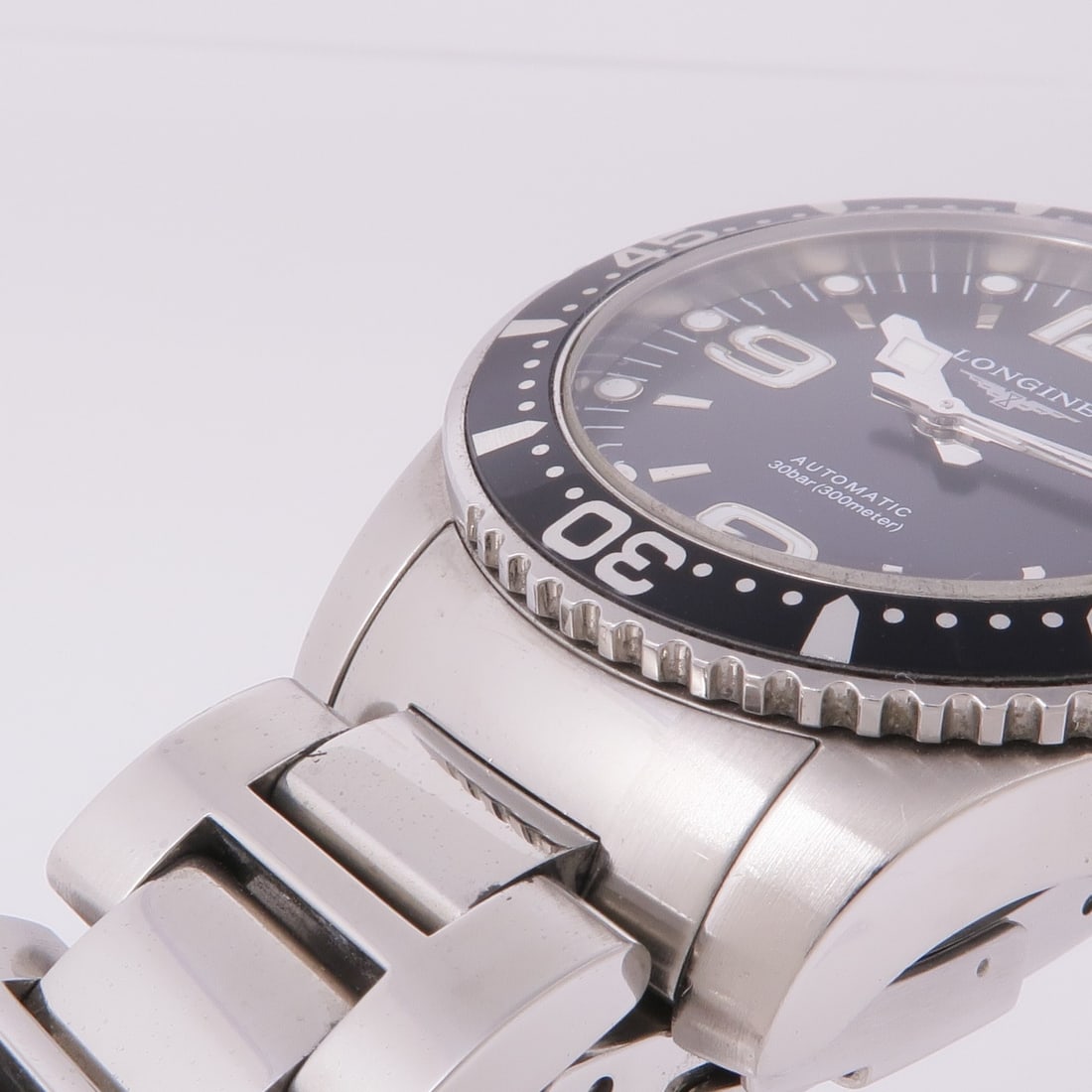 LONGINES HydroConquest Automatic Stainless Steel Black Dial Watch - 14