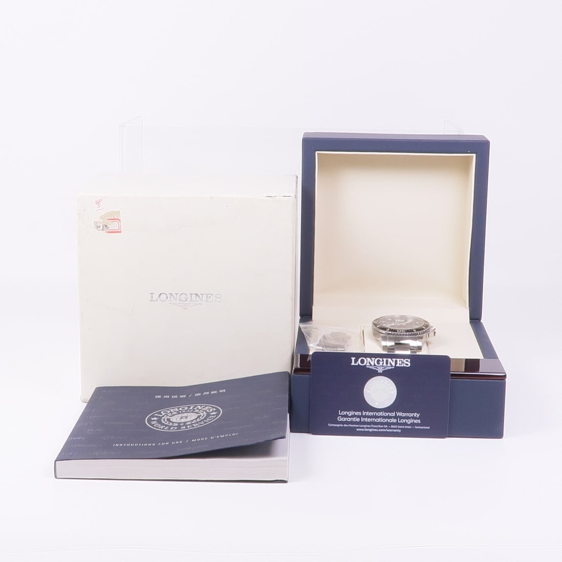 LONGINES HydroConquest Automatic Stainless Steel Black Dial Watch - 17