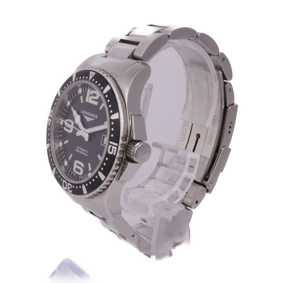 LONGINES HydroConquest Automatic Stainless Steel Black Dial Watch - 4