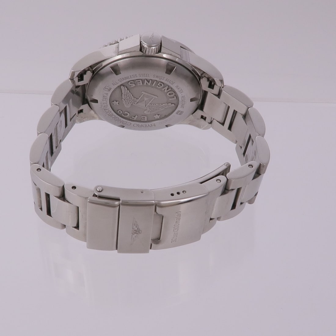 LONGINES HydroConquest Automatic Stainless Steel Black Dial Watch - 5