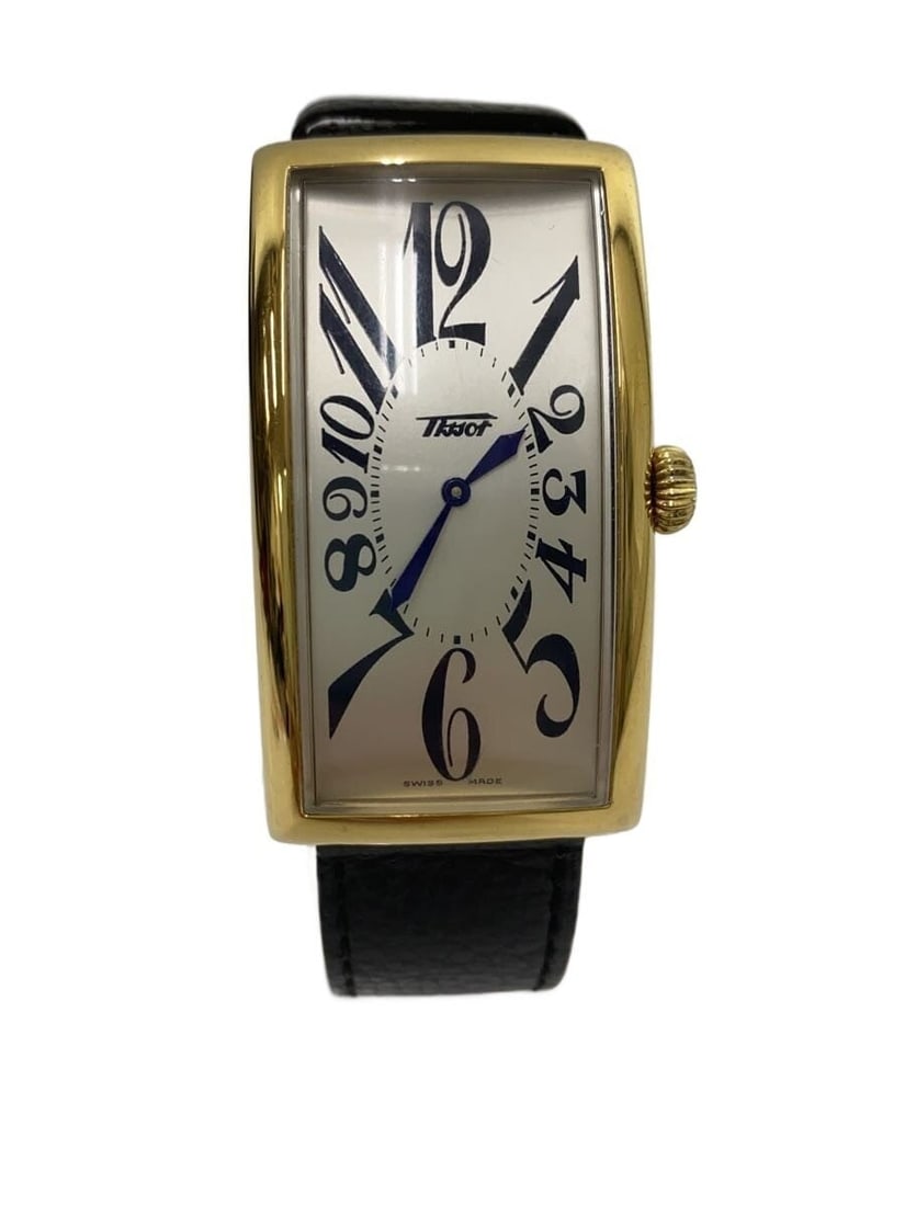 Tissot Banana Heritage Silver Leather Men's Wristwatch (1 of 5)