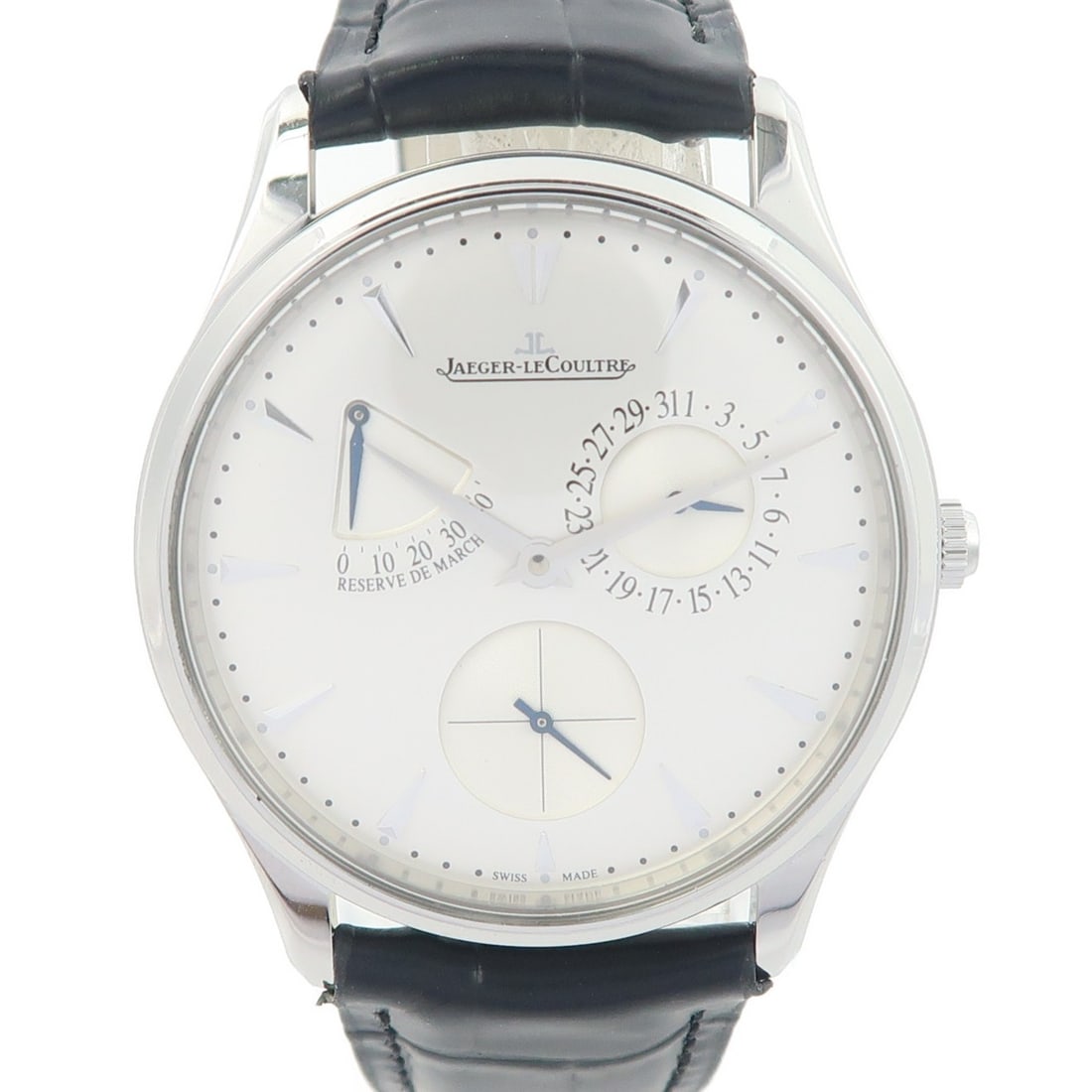Jaeger-LeCoultre Master Ultra Thin Automatic Silver Steel Wristwatch Q1378420 (1 of 11)