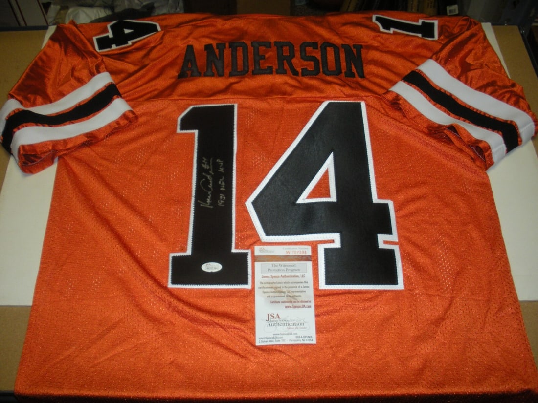 Ken Anderson Cincinnati Bengals Signed Reebok Jersey with JSA/COA (1 of 2)