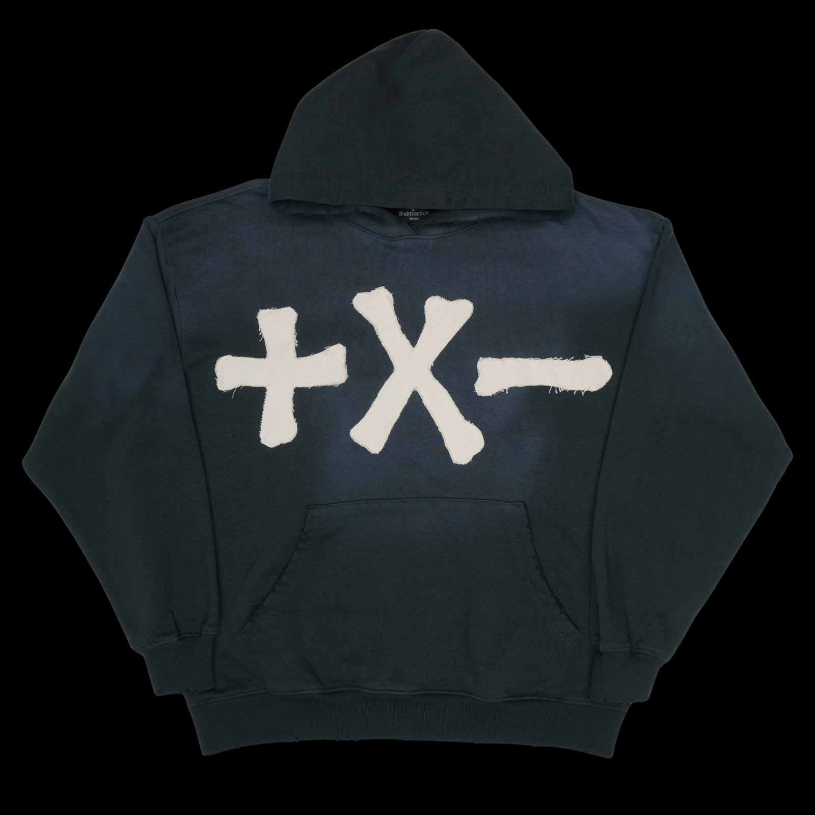 Cut It Out Hoodie by Addition By Subtraction Extra Large Size: Cut It Out Hoodie by Addition By Subtraction Extra Large Size This hoodie from Addition By Subtraction features the "Cut It Out" design. It is offered in an extra large size, providing a comfortable a