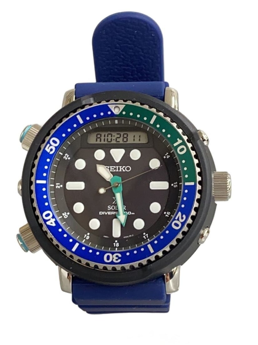 Seiko Prospex Black Men's Quartz Wristwatch SNJ039P1 (1 of 6)
