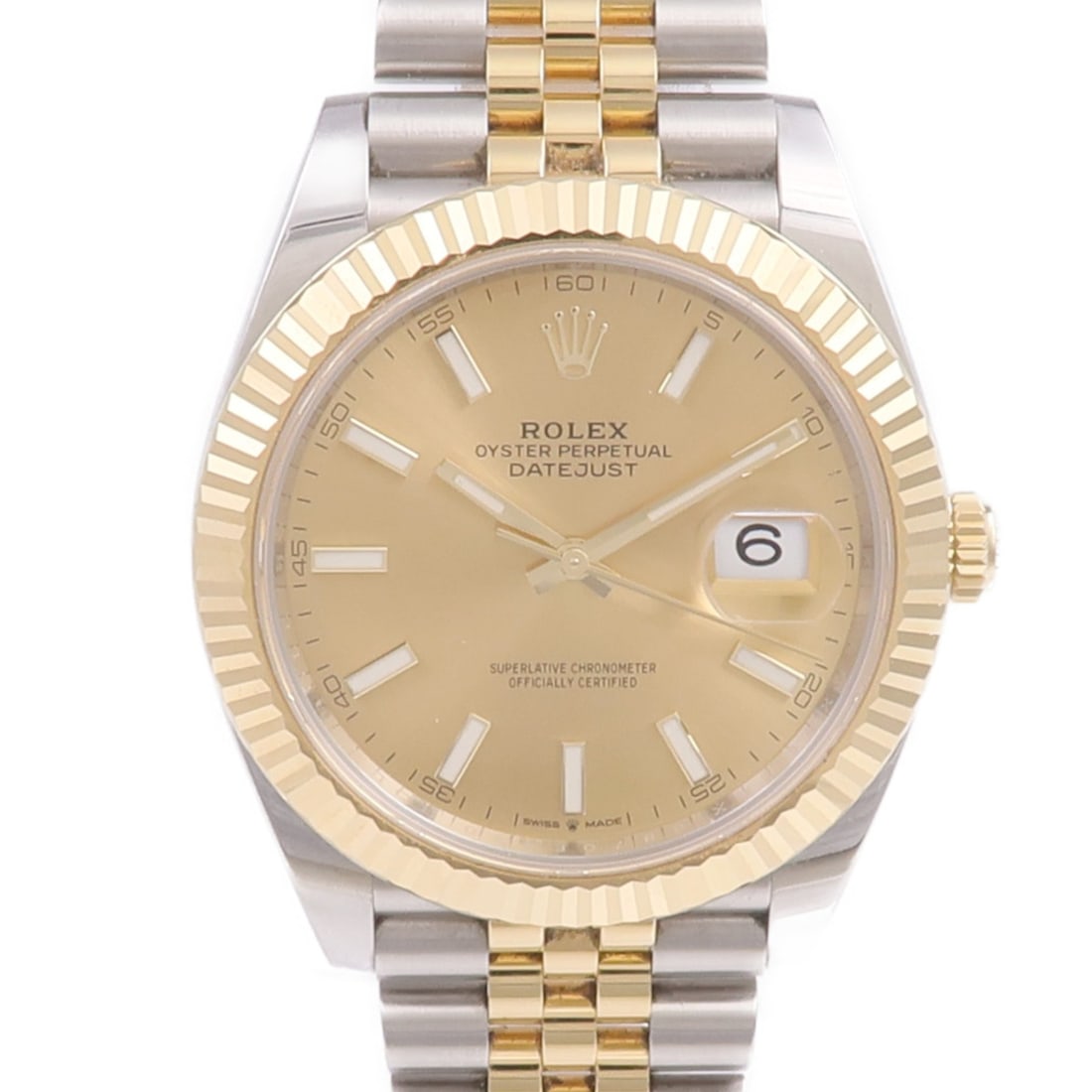 Datejust 126333 Mens Wristwatch Automatic 18K Yellow Gold and Steel (1 of 16)