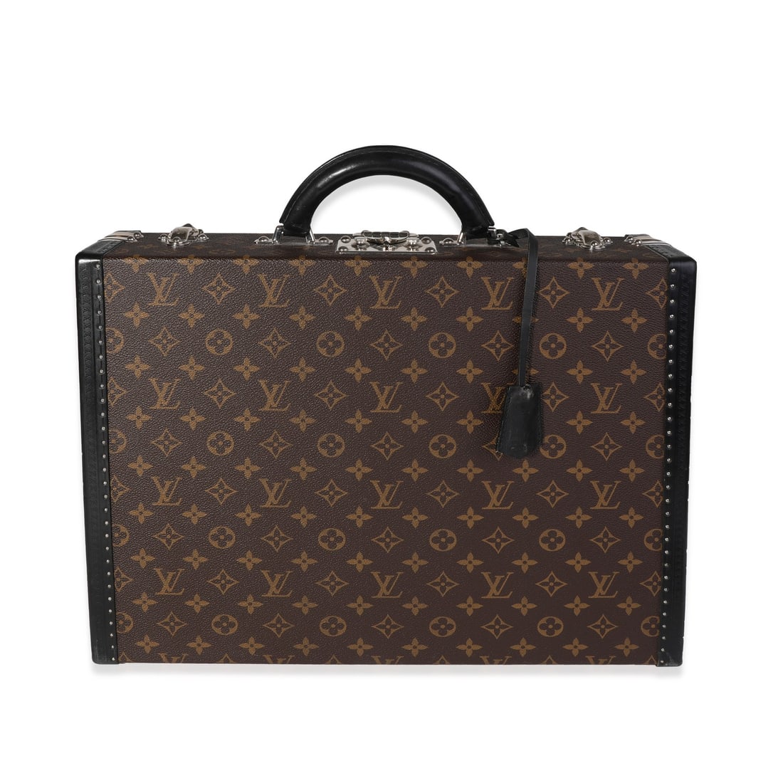 Louis Vuitton President Briefcase Monogram Macassar Coated Canvas Leather: Louis Vuitton President Briefcase Monogram Macassar Coated Canvas Leather This Louis Vuitton Monogram Macassar President Briefcase features a combination of coated canvas and leather in black and brow