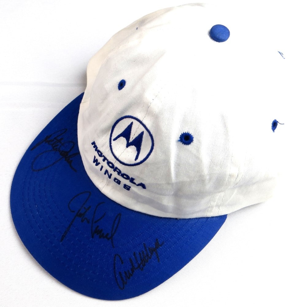 Justin Leonard Peter Jacobsen Andrew Magee Signed Golf Hat JSA Authenticated (1 of 4)