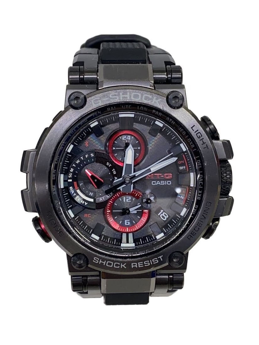 Casio G-Shock MTG-B1000B-1AJF Black Men's Wristwatch: Casio G-Shock MTG-B1000B-1AJF Black Men's Wristwatch This is a Casio G-SHOCK MTG-B1000B-1AJF men's wristwatch, made in Japan. The watch features a black case and band, and is designed for durability a