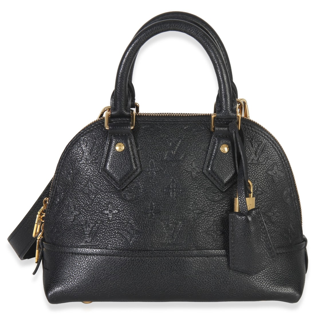 Louis Vuitton Neo Alma BB Black Leather Top Handle Bag with Accessories (1 of 9)