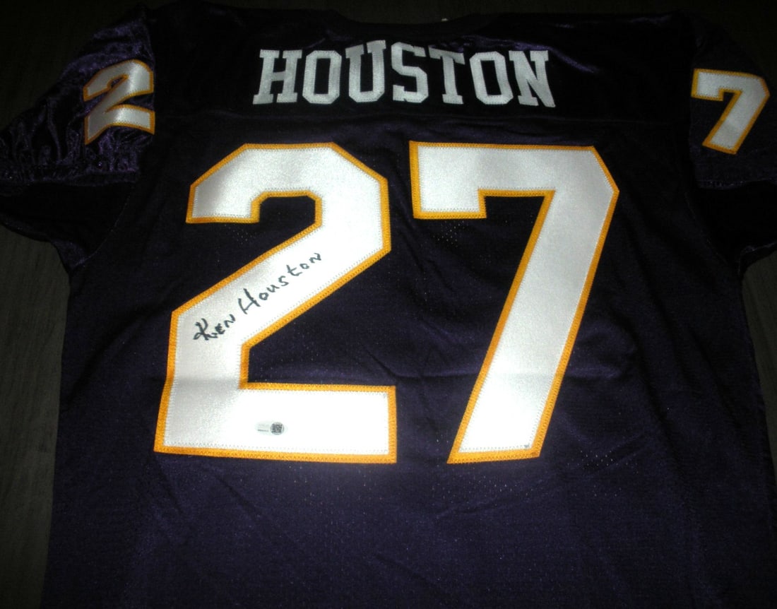 Rawlings Jersey Signed by Ken Houston Prairie View Beckett COA Authenticated (1 of 2)