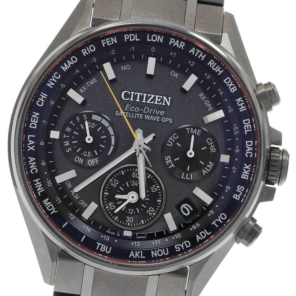 Citizen Attesa Satellite Wave Titanium Solar Radio Controlled Watch (1 of 6)